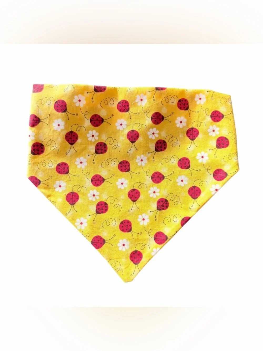 Lady Bug Dog Scrunchie Bandana - Cute Collar Accessory